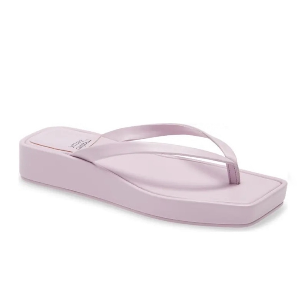 Jeffrey Campbell Dusty Lilac Flavio Platform Flip Flop Sandal - Picture 1 of 15